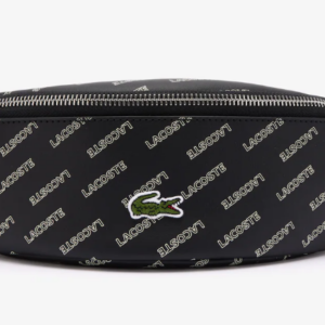 SAC BANANE LACOSTE NOIR IMPRIMÉ