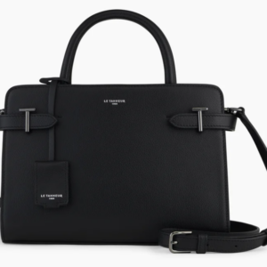 SAC A MAIN EMILIE LE TANNEUR NOIR