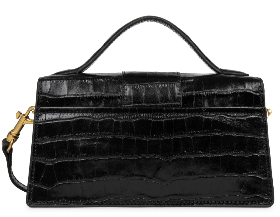 SAC BAGUETTE LANCASTER CROCO ILY – Image 3